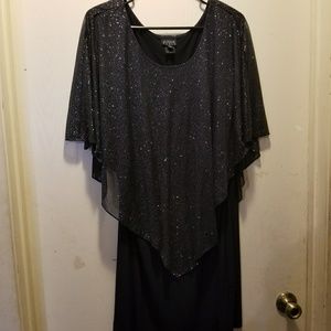 Navy sparkle dress